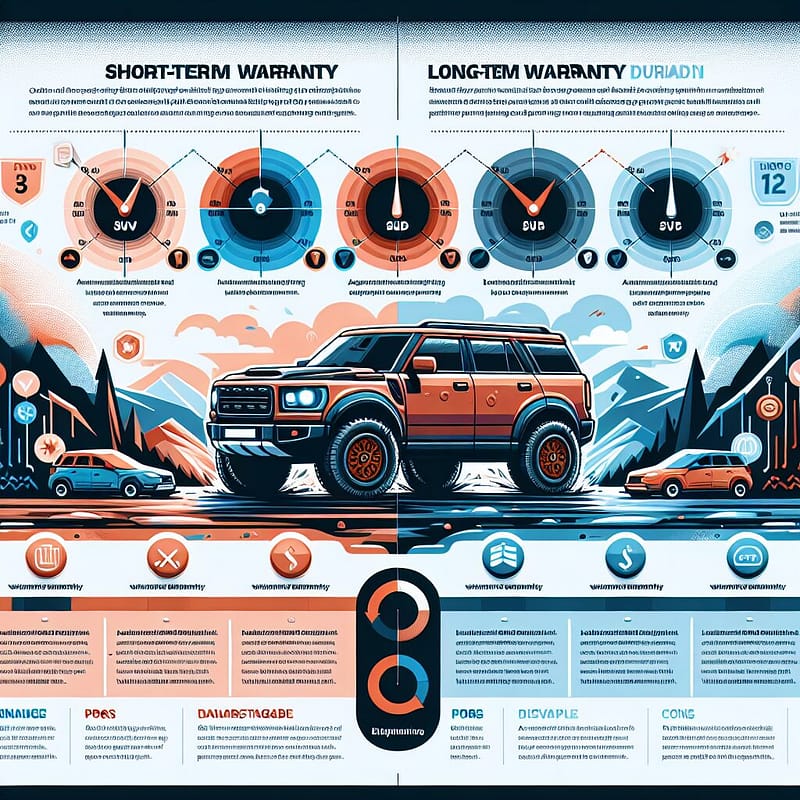 Infographic on warranty duration pros and cons