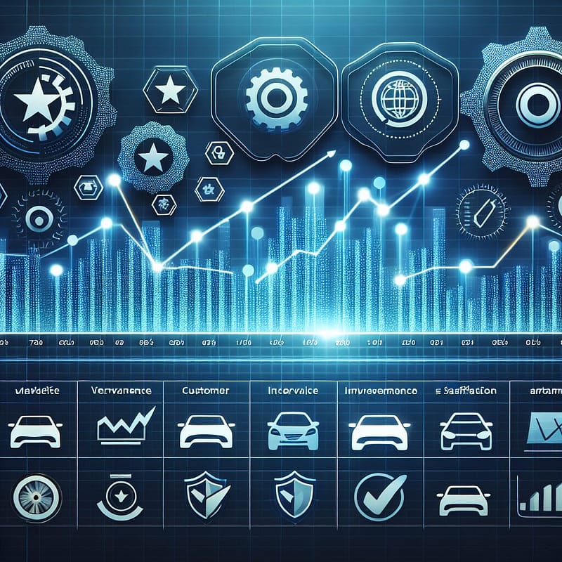 A technical graph illustrating key trends in Chrysler warranty satisfaction, based on real customer feedback and reviews.