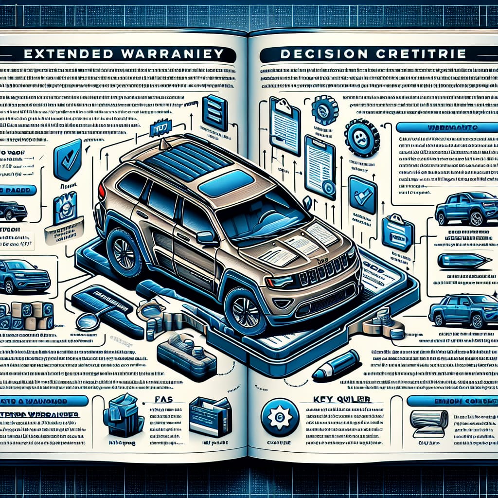 “Comprehensive Guide to Jeep Warranty Choices in California” A detailed guide on choosing the right Jeep warranty options in California, focusing on extended warranties, decision criteria, and available resources for Jeep owners.
