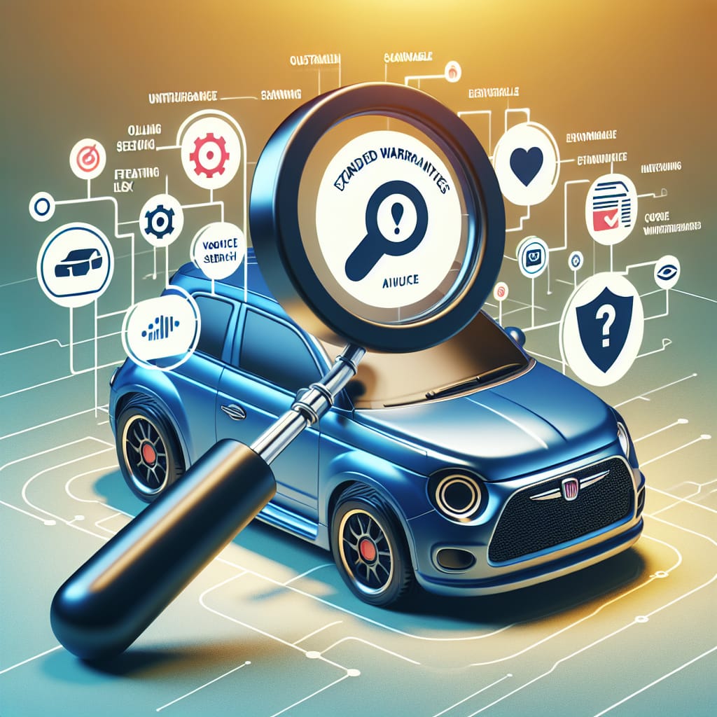 “Evaluating Fiat Chrysler Extended Warranty Costs: A Technical Guide” Title page of a technical guide on evaluating the costs of Fiat Chrysler extended warranties, featuring a focus on SEO strategies and structured content for Google AI overview extraction.