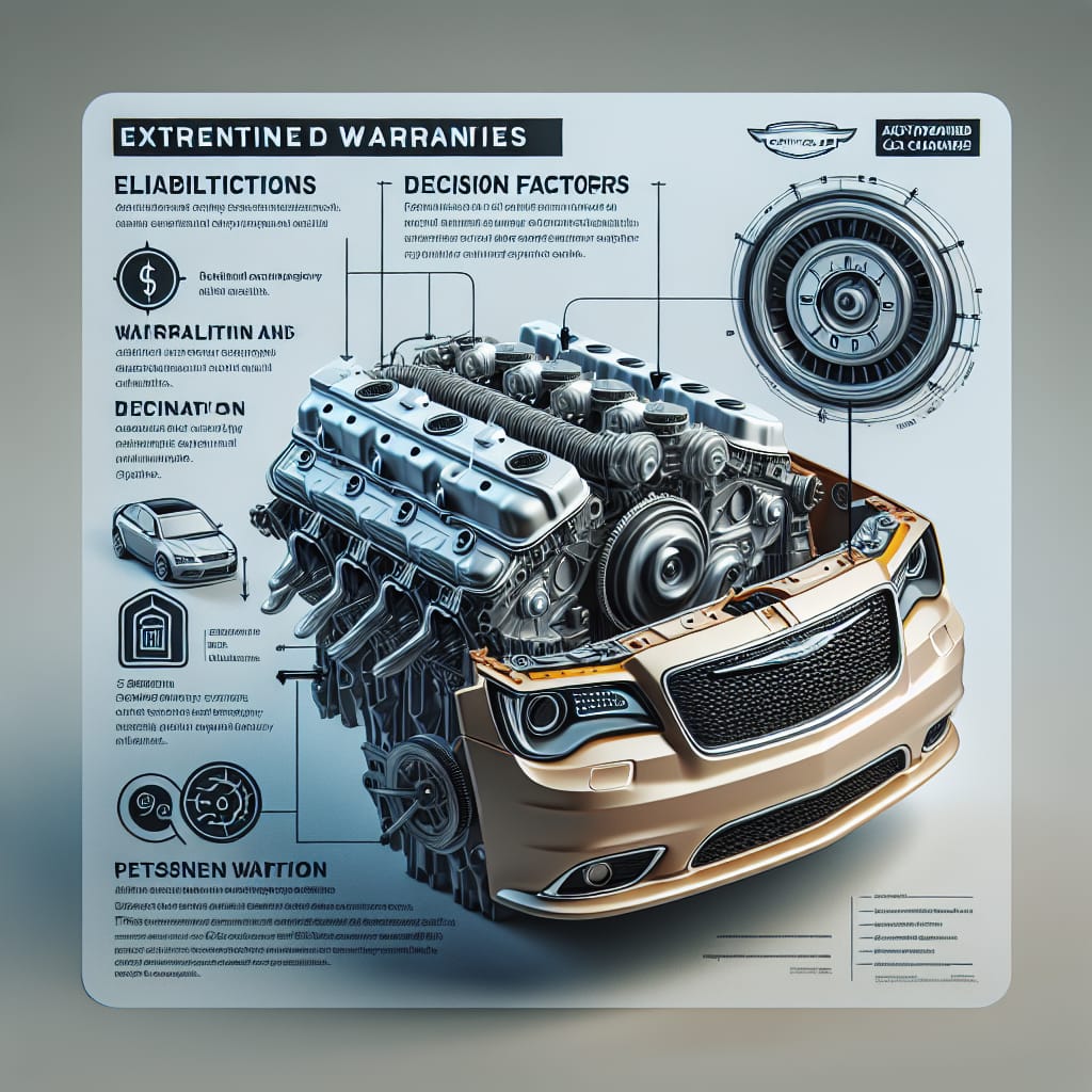 “Understanding Chrysler 3.6 Cylinder Head Warranty Coverage: Key Details” Diagram illustrating the warranty coverage specifics for the Chrysler 3.6 cylinder head, including eligibility criteria and decision factors for potential coverage extension.