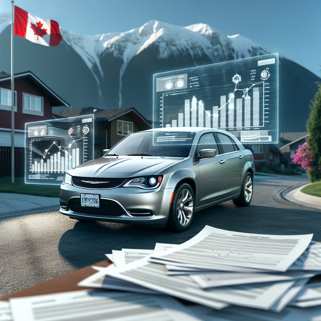 “Understanding Chrysler Extended Warranty Costs in Canada: Key Factors and Pricing Insights” Title text reading "Understanding Chrysler Extended Warranty Costs in Canada: Key Factors and Pricing Insights" with a visual depiction of a Chrysler car alongside warranty documents and pricing charts.